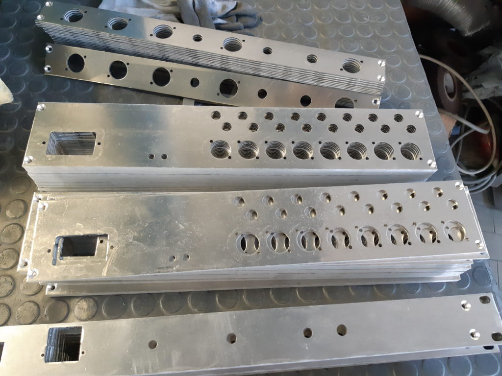 MA-01 rear before anodising and printing